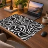 Zebra Drift 60x40 Gaming Mousepad Zebra Desen Dizüstü Gaming Mousepad