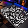 Zebra Drift 60x40 Gaming Mousepad Zebra Desen Dizüstü Gaming Mousepad