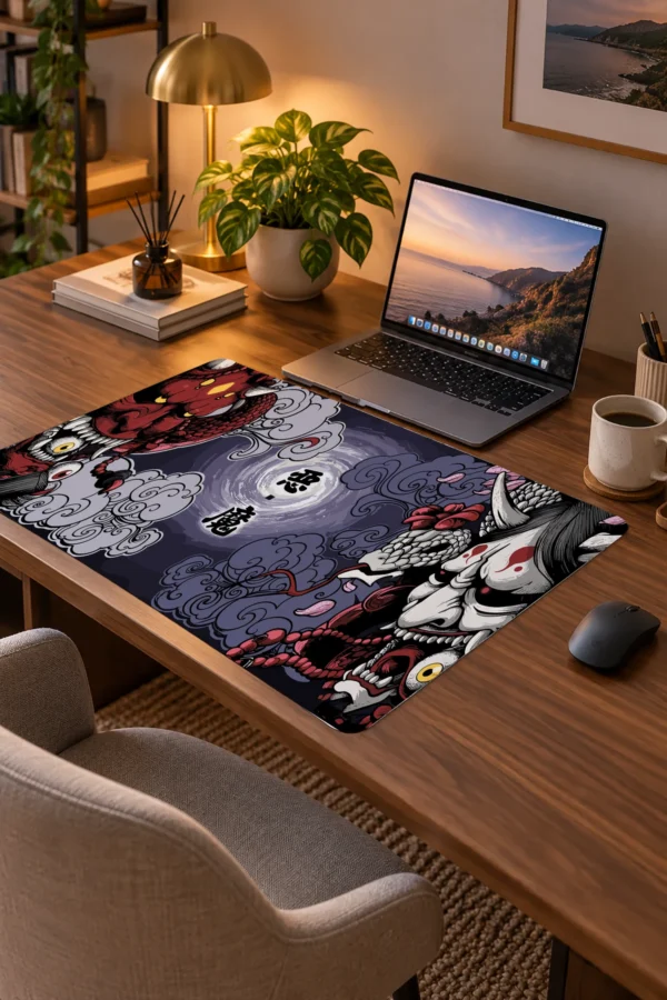 Crimson vs Ivory 60x40 Gaming Mousepad Crimson Vs Ivory Dizüstü Gaming Mousepad