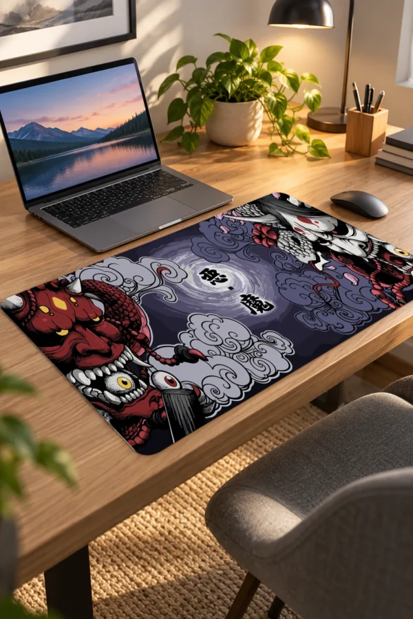 Crimson vs Ivory 60x40 Gaming Mousepad Crimson Vs Ivory Dizüstü Gaming Mousepad