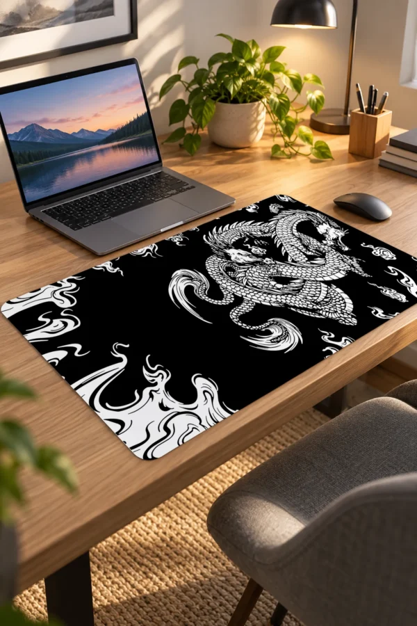 Yin Dragon 60x40 Gaming Mousepad Yin Dragon Dizüstü Gaming Mousepad