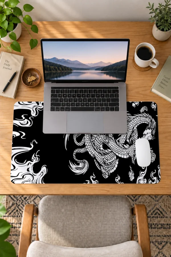 Yin Dragon 60x40 Gaming Mousepad Yin Dragon Dizüstü Gaming Mousepad