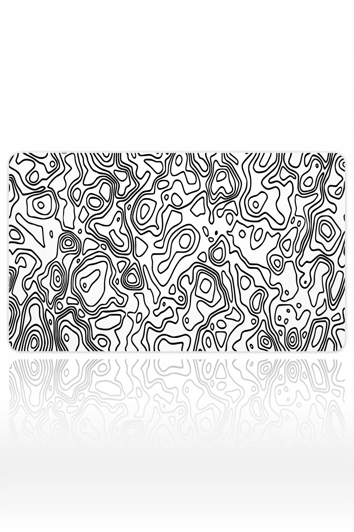 Monochrome Lines Dizüstü Gaming Mousepad