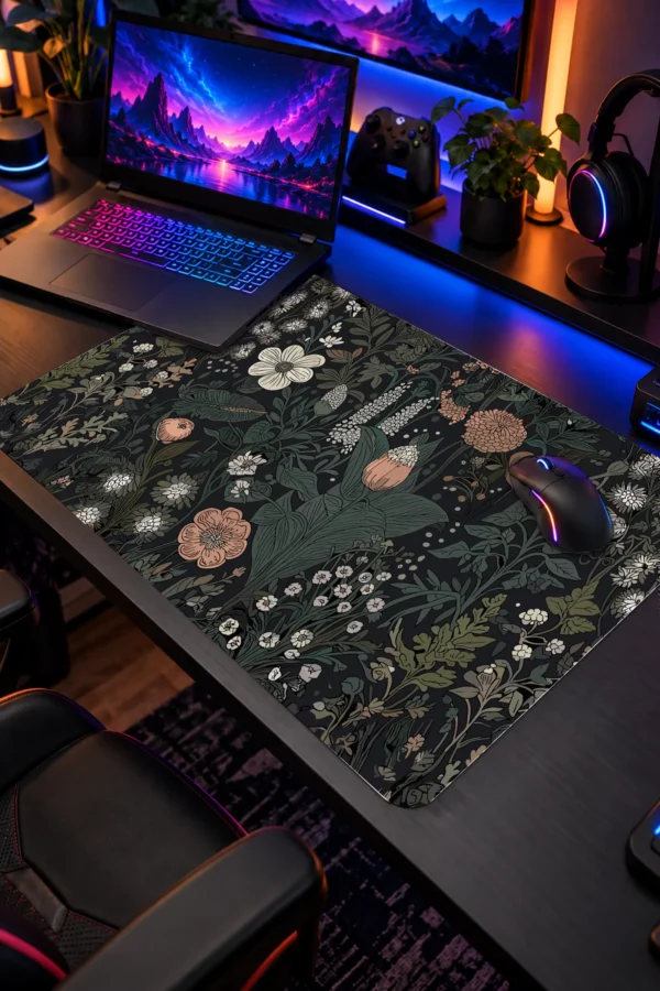 Midnight Garden Dizüstü Gaming Mousepad