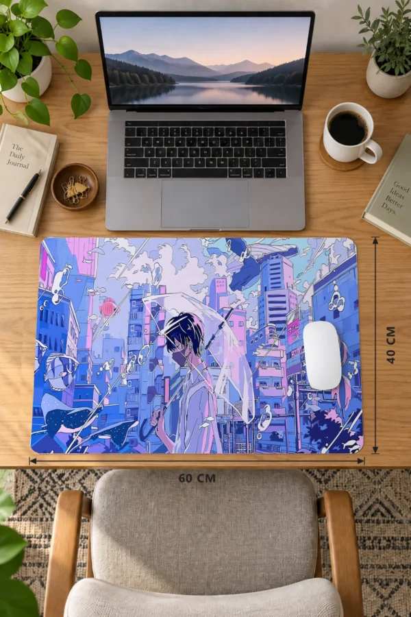 Silent Rain Tokyo Dizüstü Gaming Mousepad