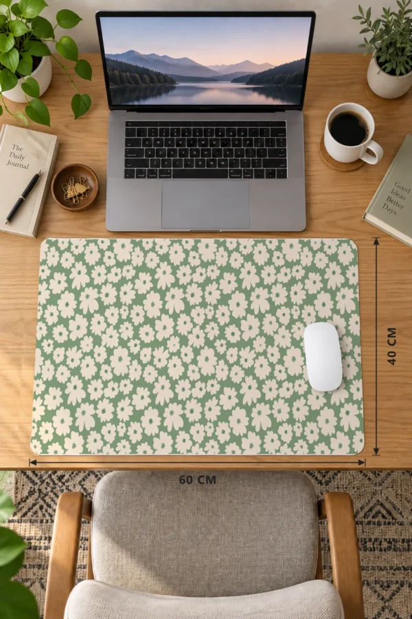 Mint Blossom Dizüstü Gaming Mousepad