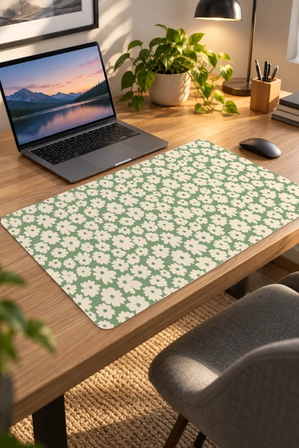 Mint Blossom Dizüstü Gaming Mousepad