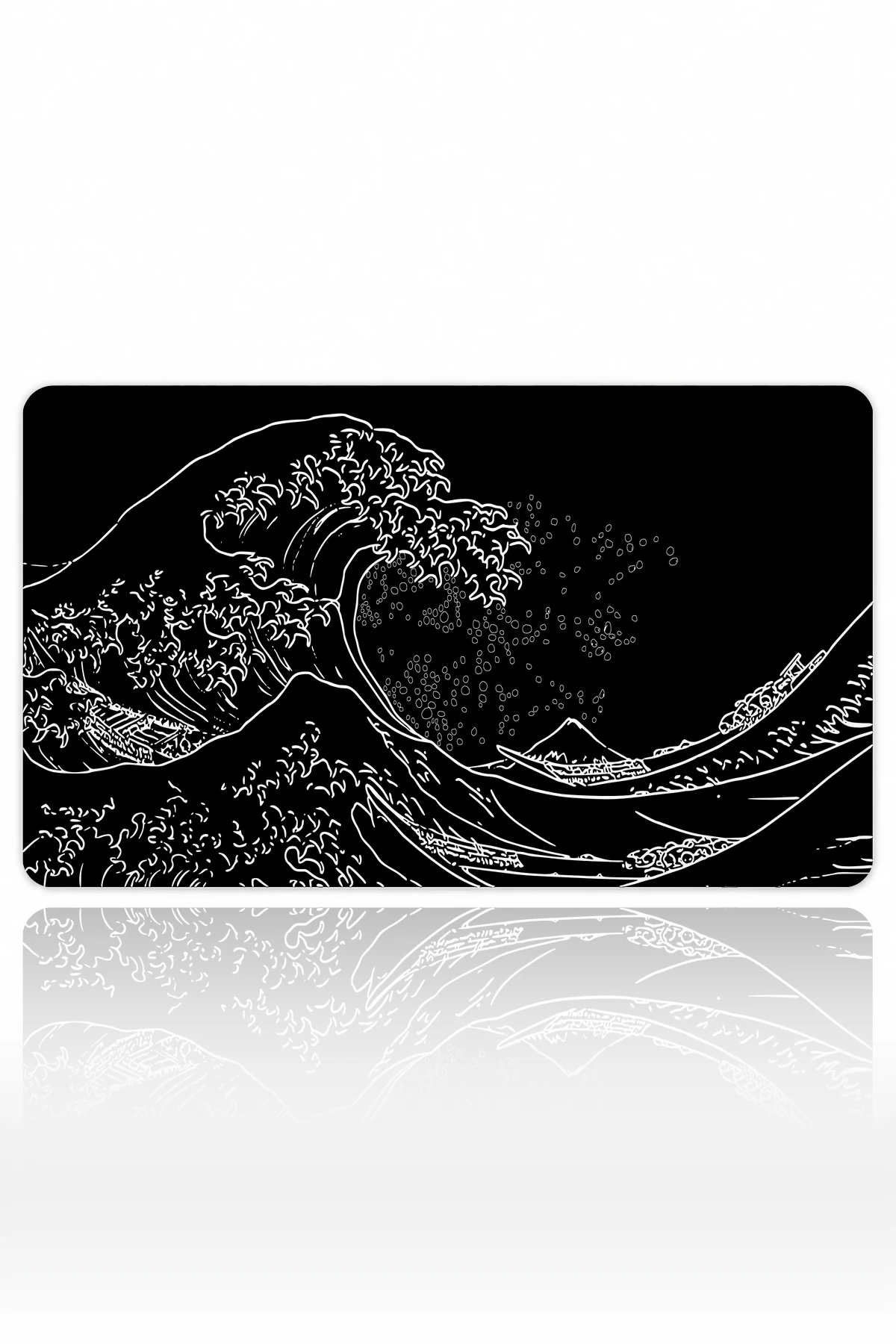 Kanagawa Line Art 60x40 Gaming Mousepad Kanagawa KK-14 Dizüstü Gaming Mousepad