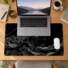 Kanagawa Line Art 60x40 Gaming Mousepad Kanagawa KK-14 Dizüstü Gaming Mousepad