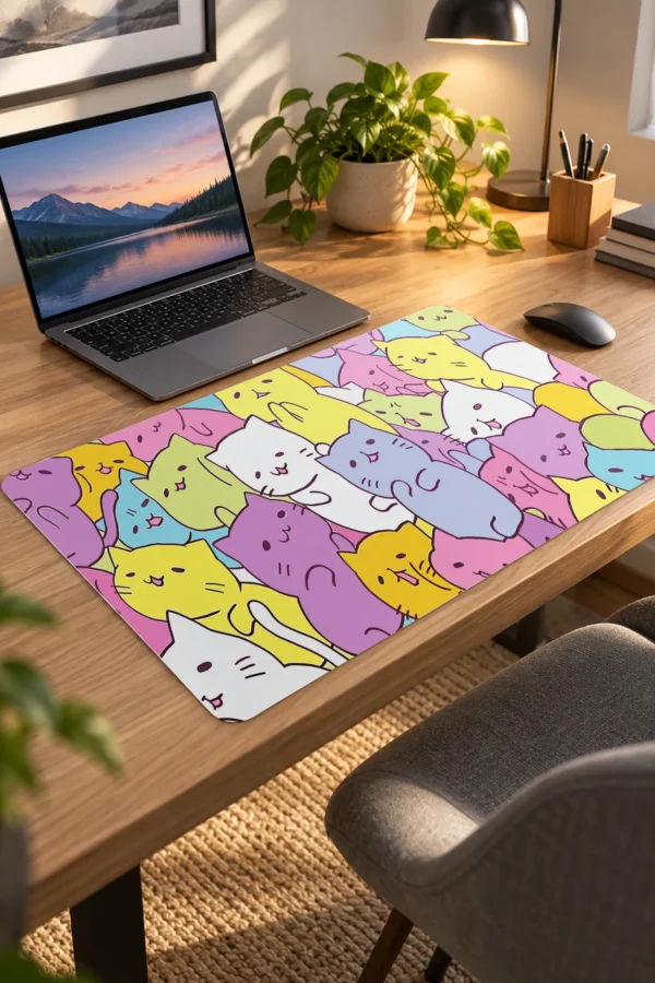 Color Meow Dizüstü Gaming Mousepad