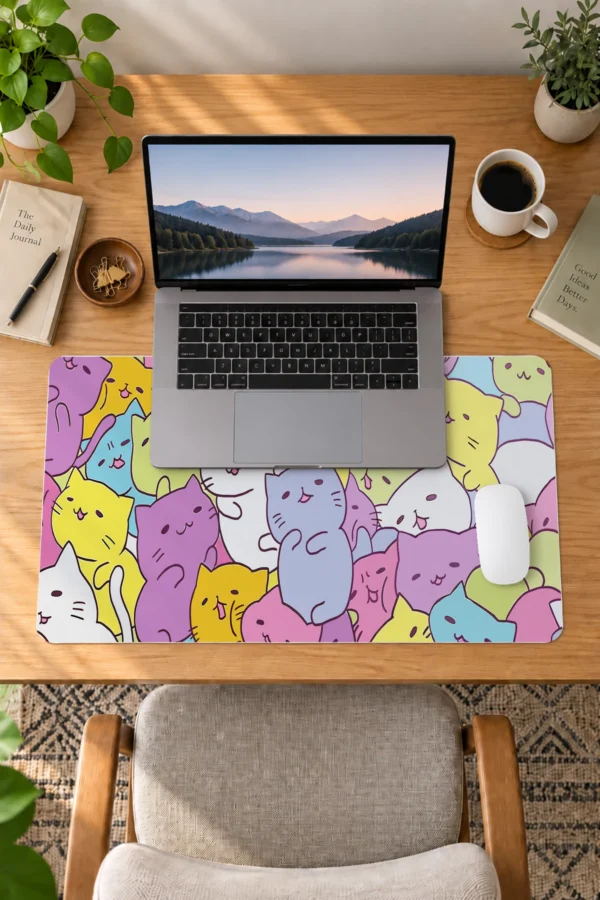 Color Meow Dizüstü Gaming Mousepad
