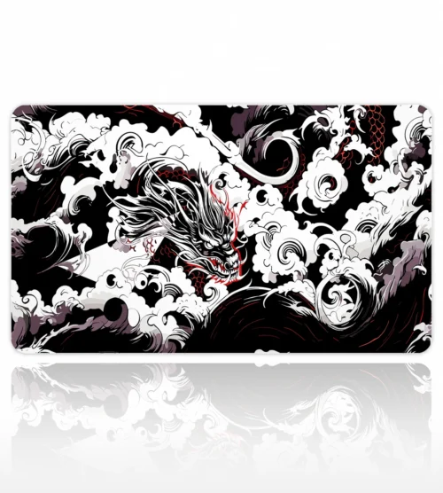 Crimson Storm Dragon 60x40 Gaming Mousepad Crimson Tempest Dizüstü Gaming Mousepad