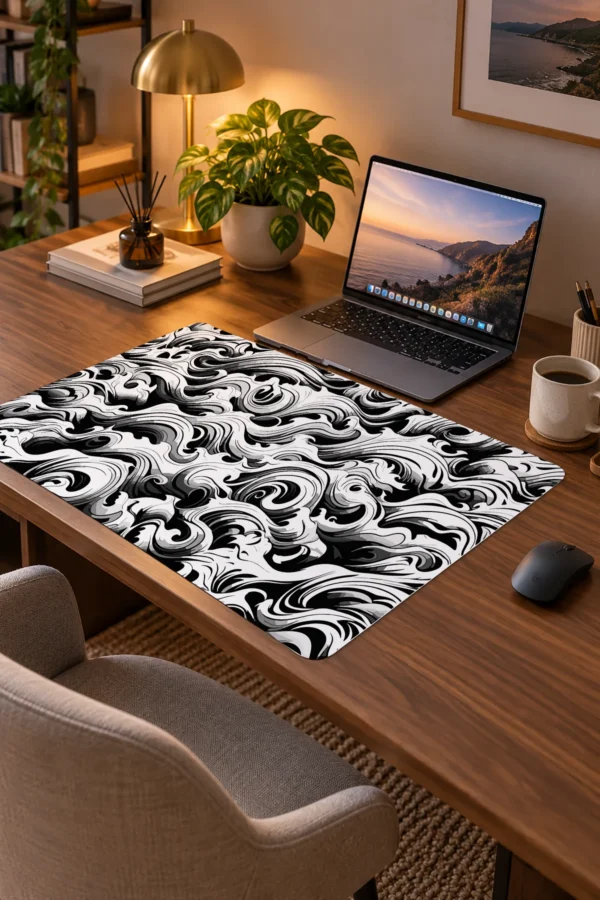 Eternal Flow 60x40 Gaming Mousepad Midnight Currents Dizüstü Gaming Mousepad