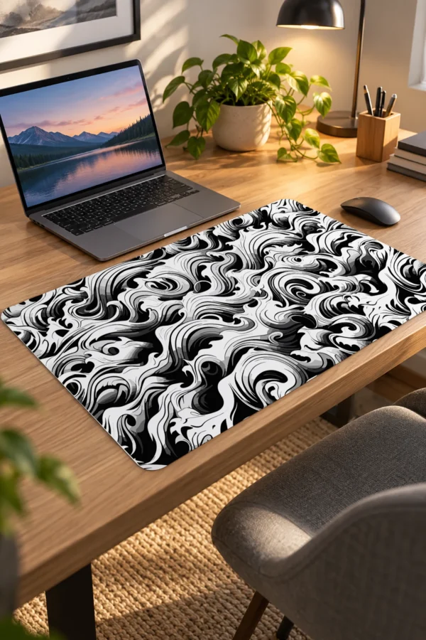 Eternal Flow 60x40 Gaming Mousepad Midnight Currents Dizüstü Gaming Mousepad