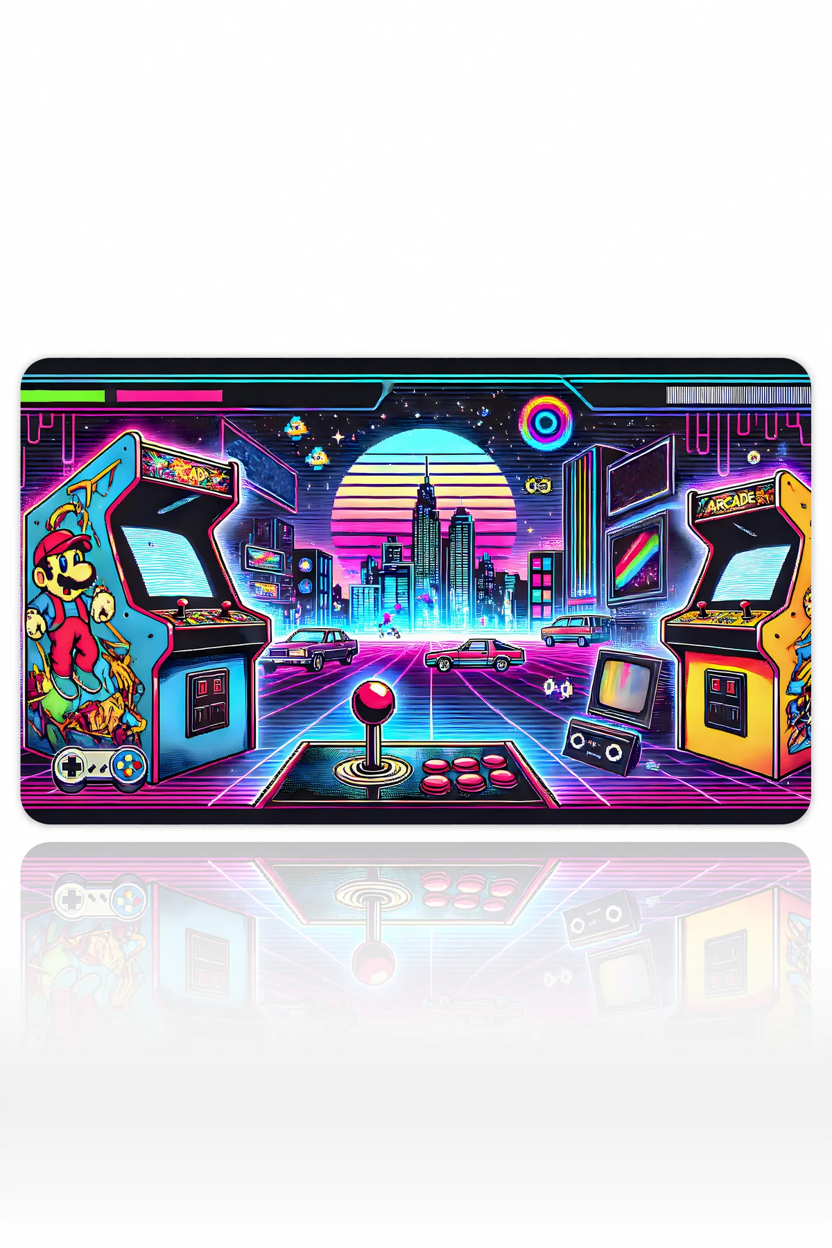 Retroverse 2080 Dizüstü Gaming Mousepad