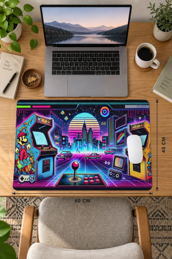 Retroverse 2080 Dizüstü Gaming Mousepad