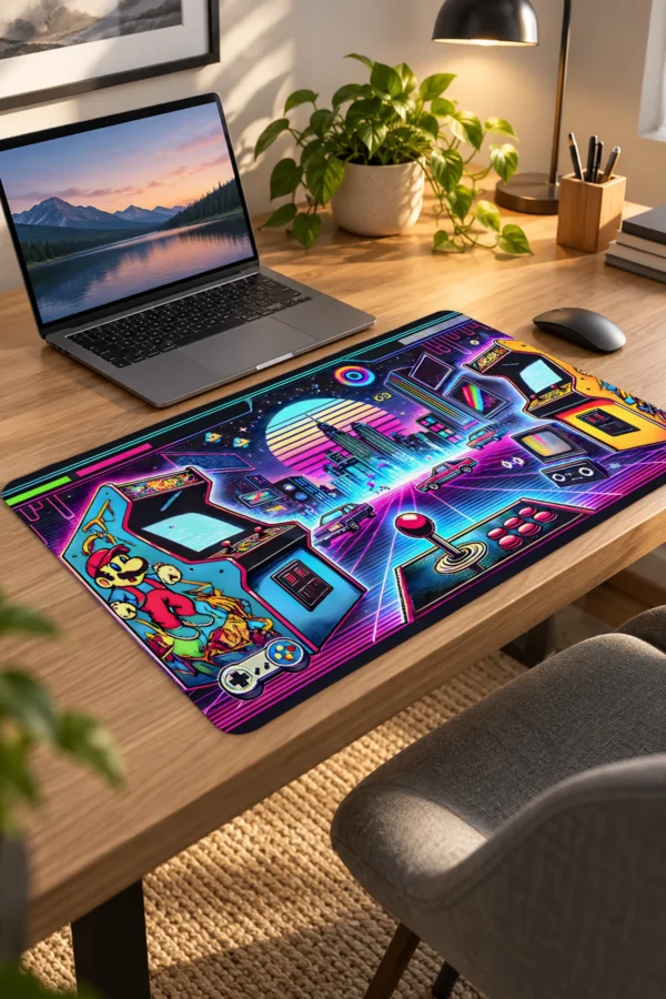 Retroverse 2080 Dizüstü Gaming Mousepad