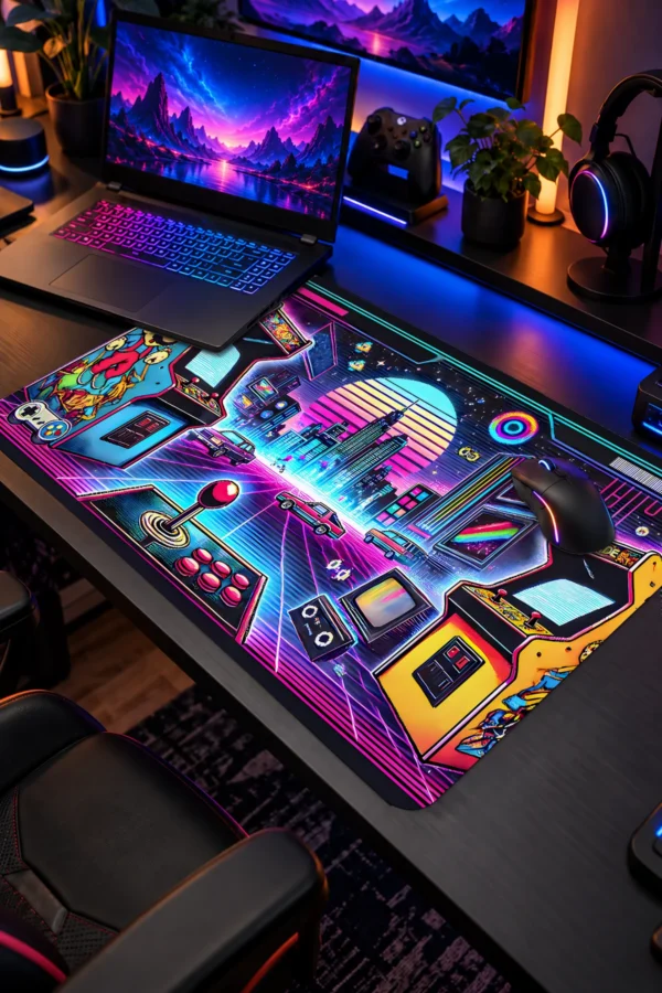 Retroverse 2080 Dizüstü Gaming Mousepad