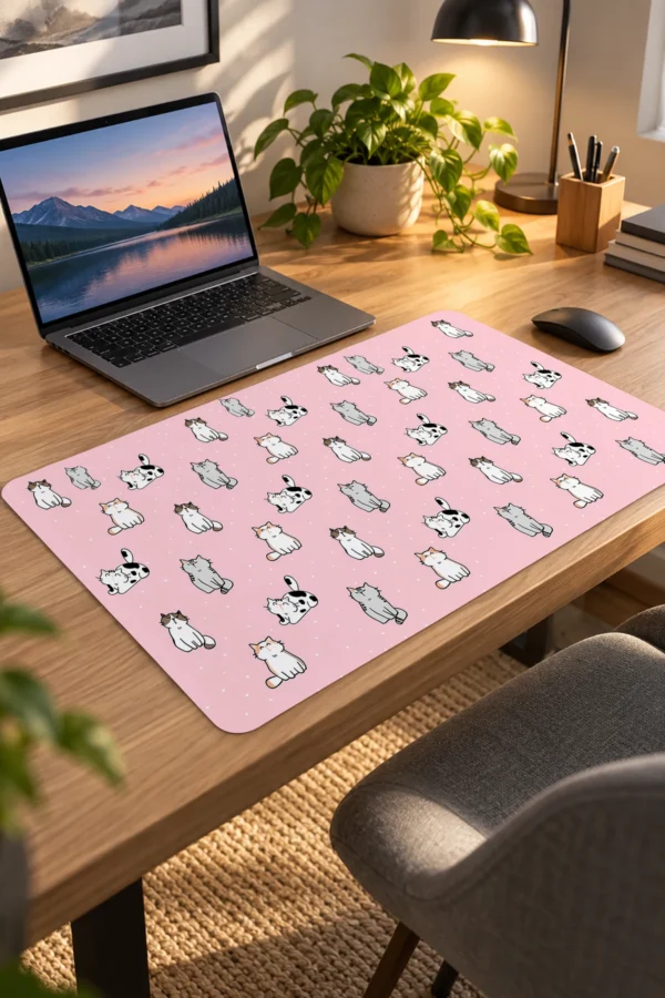 Pastel Paws 60x40 Gaming Mousepad Pastel Paws Dizüstü Gaming Mousepad
