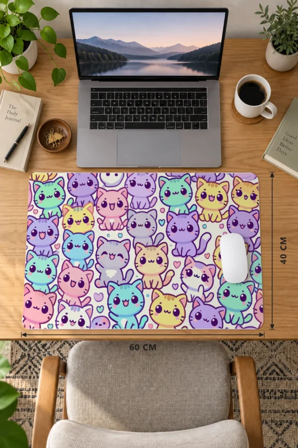 Candy Cats Dizüstü Gaming Mousepad