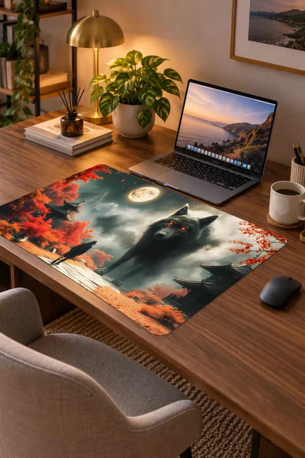 Eclipse Wolf 60x40 Gaming Mousepad Eclipse Wolf Dizüstü Gaming Mousepad