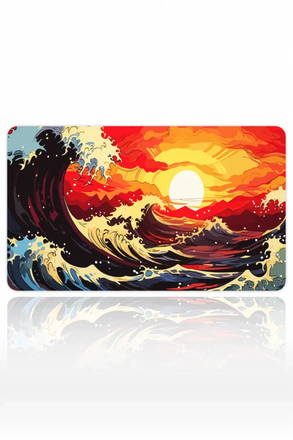 Kanagawa Sunset 60x40 Gaming Mousepad Kanagawa KK-28 Dizüstü Gaming Mousepad