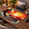 Kanagawa Sunset 60x40 Gaming Mousepad Kanagawa KK-28 Dizüstü Gaming Mousepad