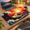 Kanagawa Sunset 60x40 Gaming Mousepad Kanagawa KK-28 Dizüstü Gaming Mousepad