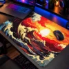 Kanagawa Sunset 60x40 Gaming Mousepad Kanagawa KK-28 Dizüstü Gaming Mousepad