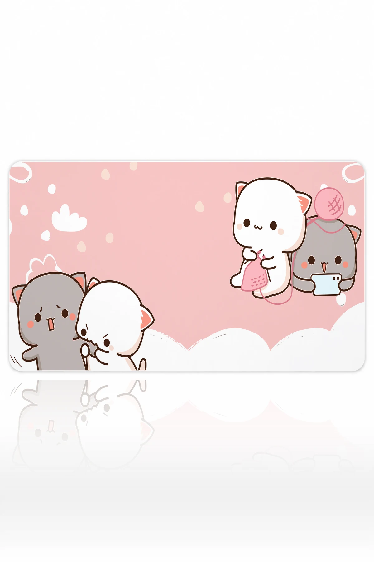 Cozy Paws Dizüstü Gaming Mousepad