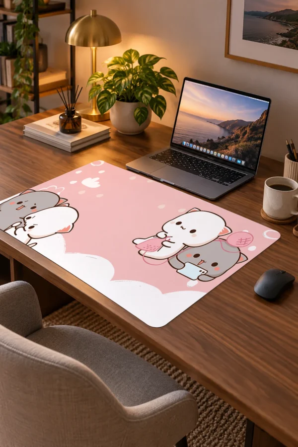 Cozy Paws Dizüstü Gaming Mousepad