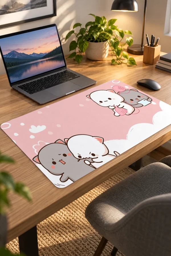Cozy Paws Dizüstü Gaming Mousepad
