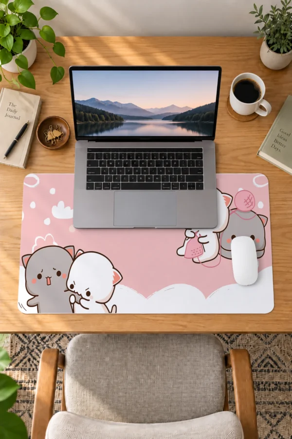 Cozy Paws Dizüstü Gaming Mousepad