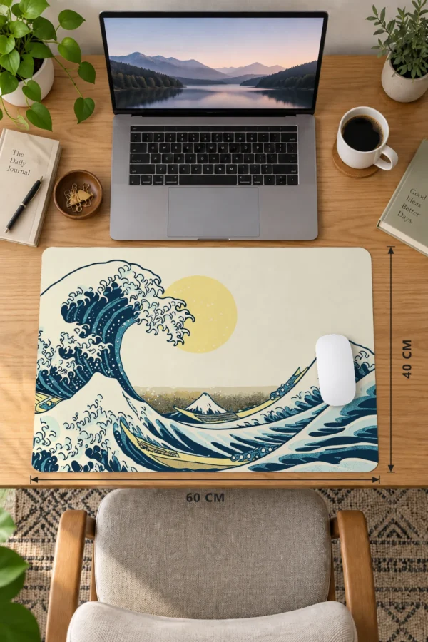 Kanagawa Classic 60x40 Gaming Mousepad Kanagawa KK-35 Dizüstü Gaming Mousepad
