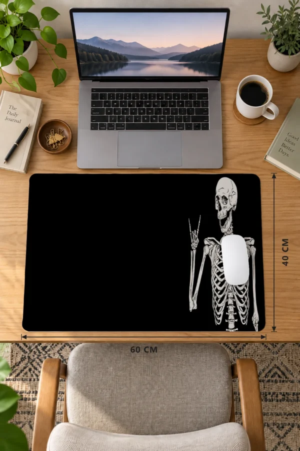 Rock To The Bone Dizüstü Gaming Mousepad