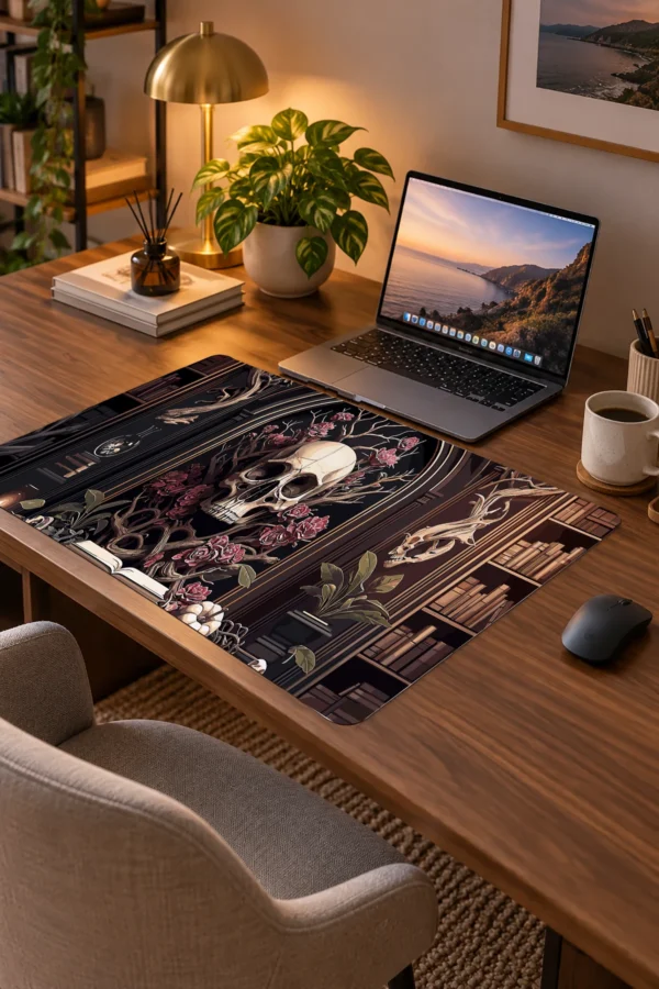 Gothic Bloom 60x40 Gaming Mousepad Gothic Bloom Dizüstü Gaming Mousepad