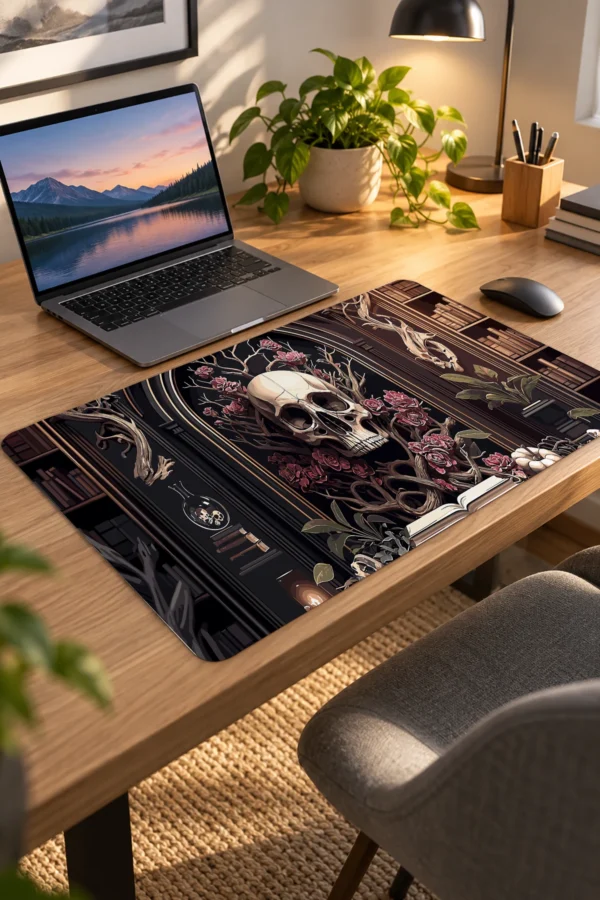 Gothic Bloom 60x40 Gaming Mousepad Gothic Bloom Dizüstü Gaming Mousepad