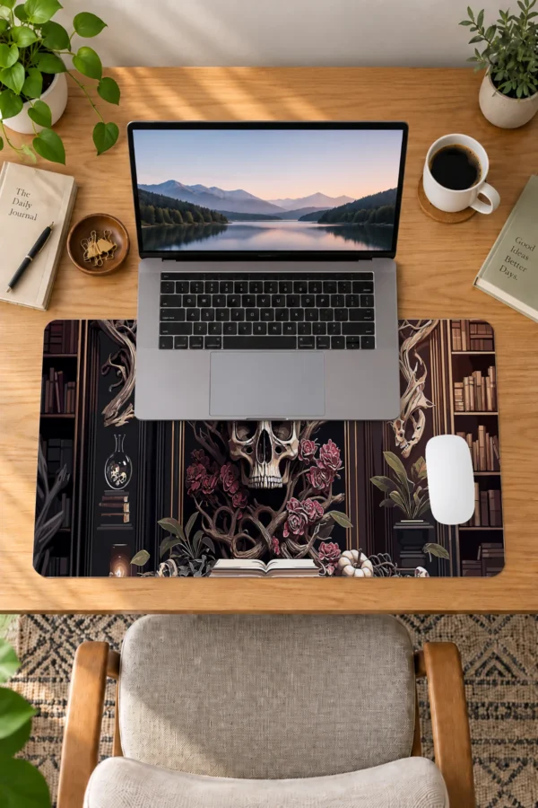 Gothic Bloom 60x40 Gaming Mousepad Gothic Bloom Dizüstü Gaming Mousepad