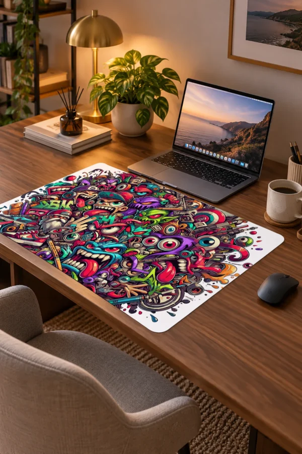 Graffiti Madness Dizüstü Gaming Mousepad