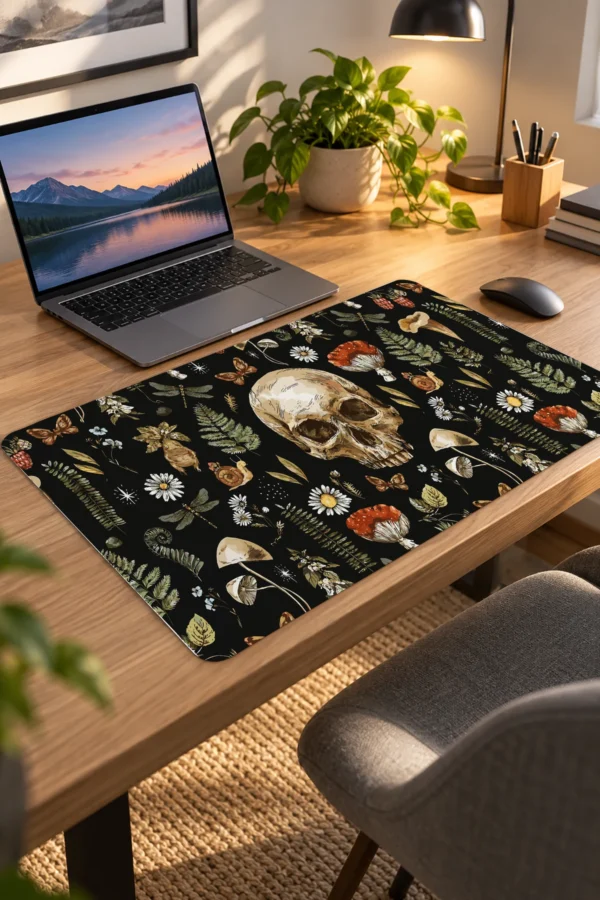 Botanic Bones 60x40 Gaming Mousepad Botanic Bones Dizüstü Gaming Mousepad