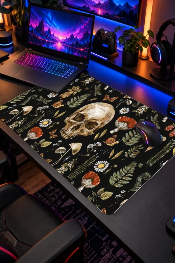 Botanic Bones 60x40 Gaming Mousepad Botanic Bones Dizüstü Gaming Mousepad