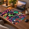 Neon Skull Riot Dizüstü Gaming Mousepad