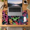 Neon Skull Riot Dizüstü Gaming Mousepad