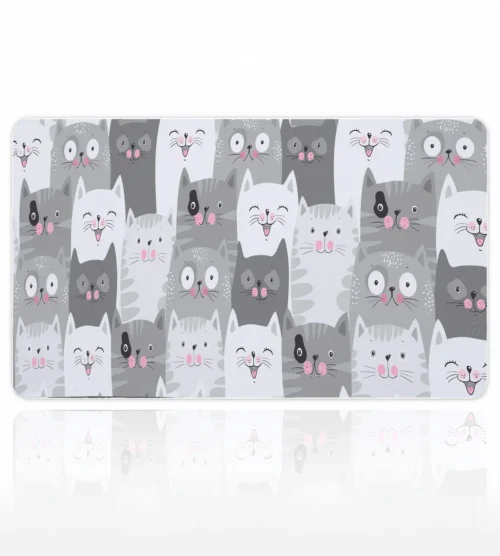 Grey Whiskers 60x40 Gaming Mousepad Grey Whiskers Dizüstü Gaming Mousepad