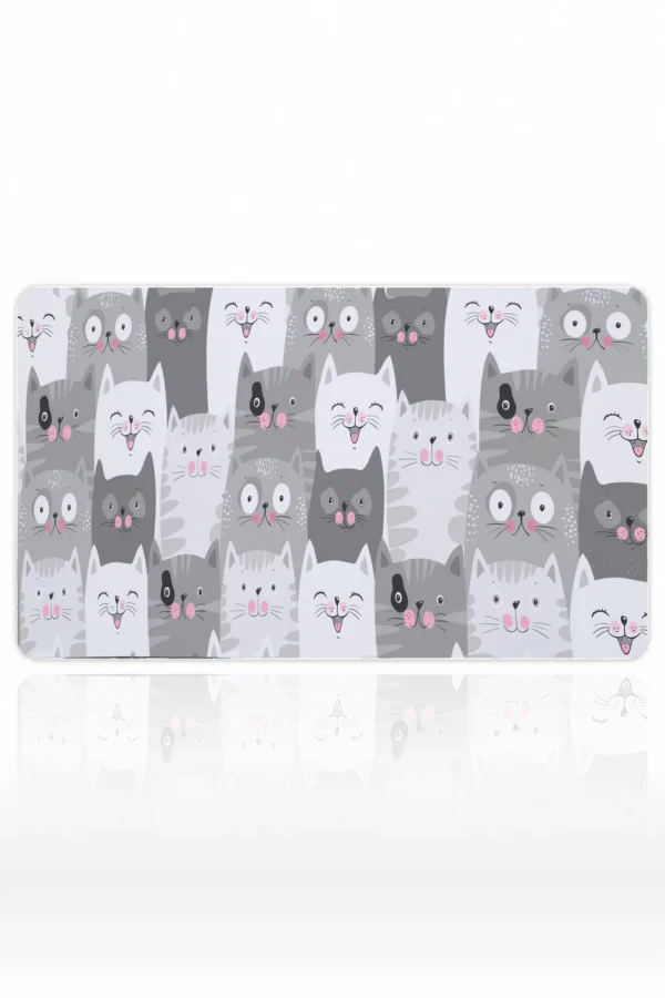 Grey Whiskers 60x40 Gaming Mousepad Grey Whiskers Dizüstü Gaming Mousepad