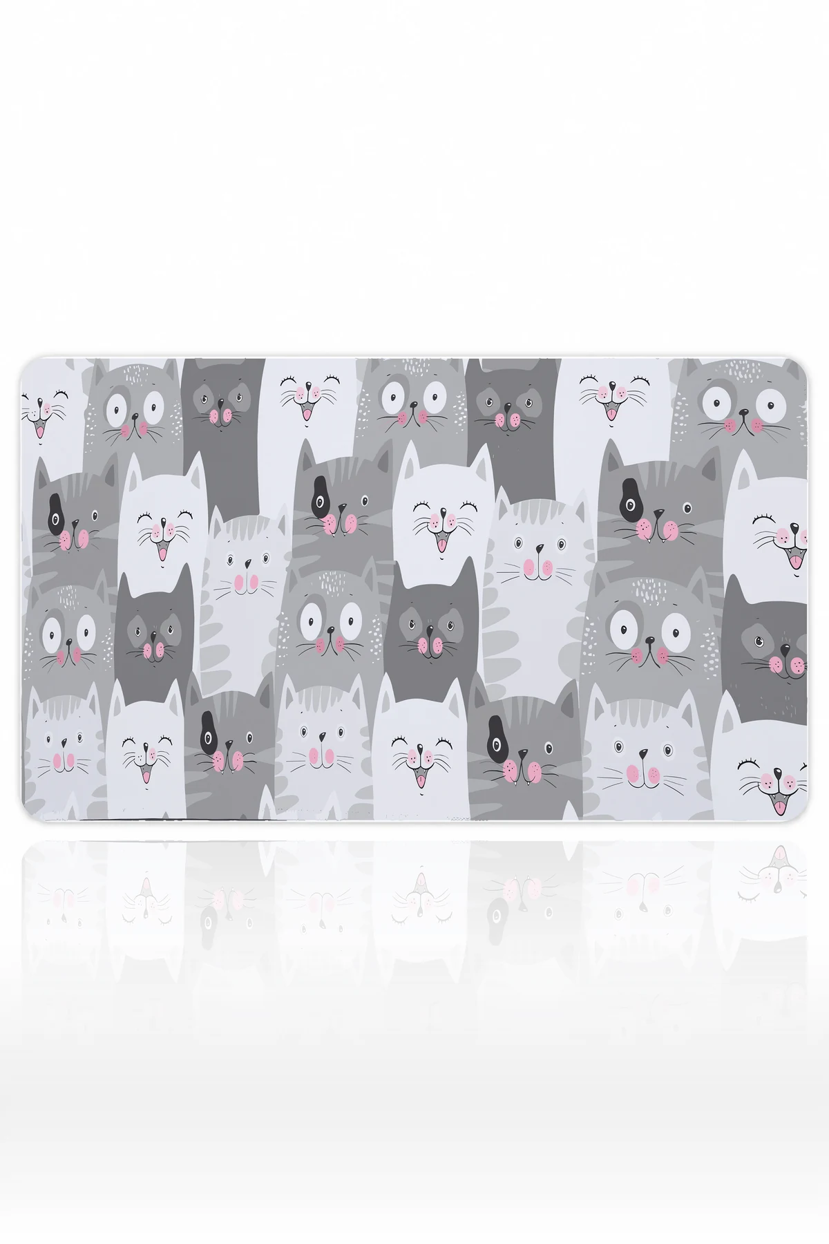 Grey Whiskers 60x40 Gaming Mousepad Grey Whiskers Dizüstü Gaming Mousepad