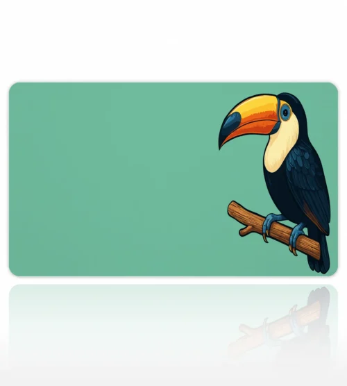 Tukan Kuşu 60x40 Gaming Mousepad Tukan Kuşu Baskılı Dizüstü Gaming Mousepad