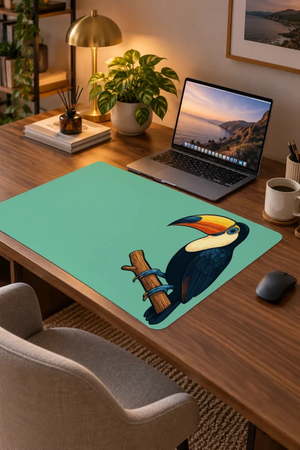 Tukan Kuşu Baskılı Dizüstü Gaming Mousepad