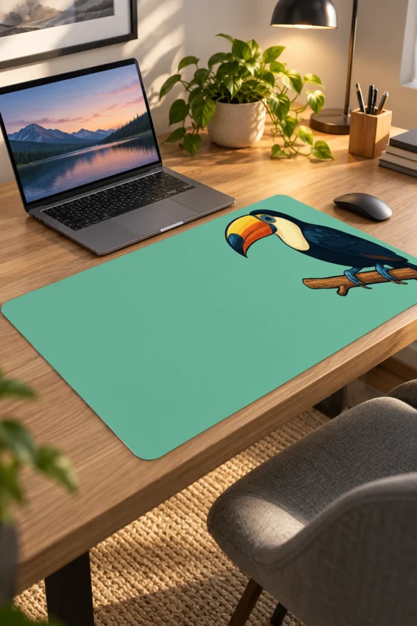 Tukan Kuşu Baskılı Dizüstü Gaming Mousepad