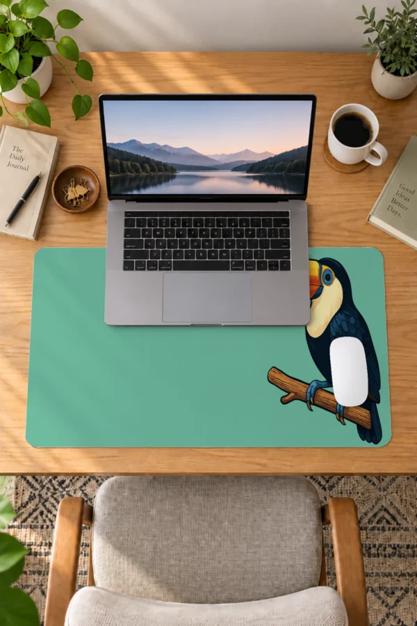 Tukan Kuşu Baskılı Dizüstü Gaming Mousepad